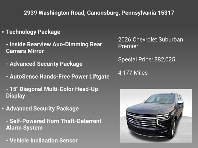 Used 2026 Chevrolet Suburban Premier AWD/4WD image 5