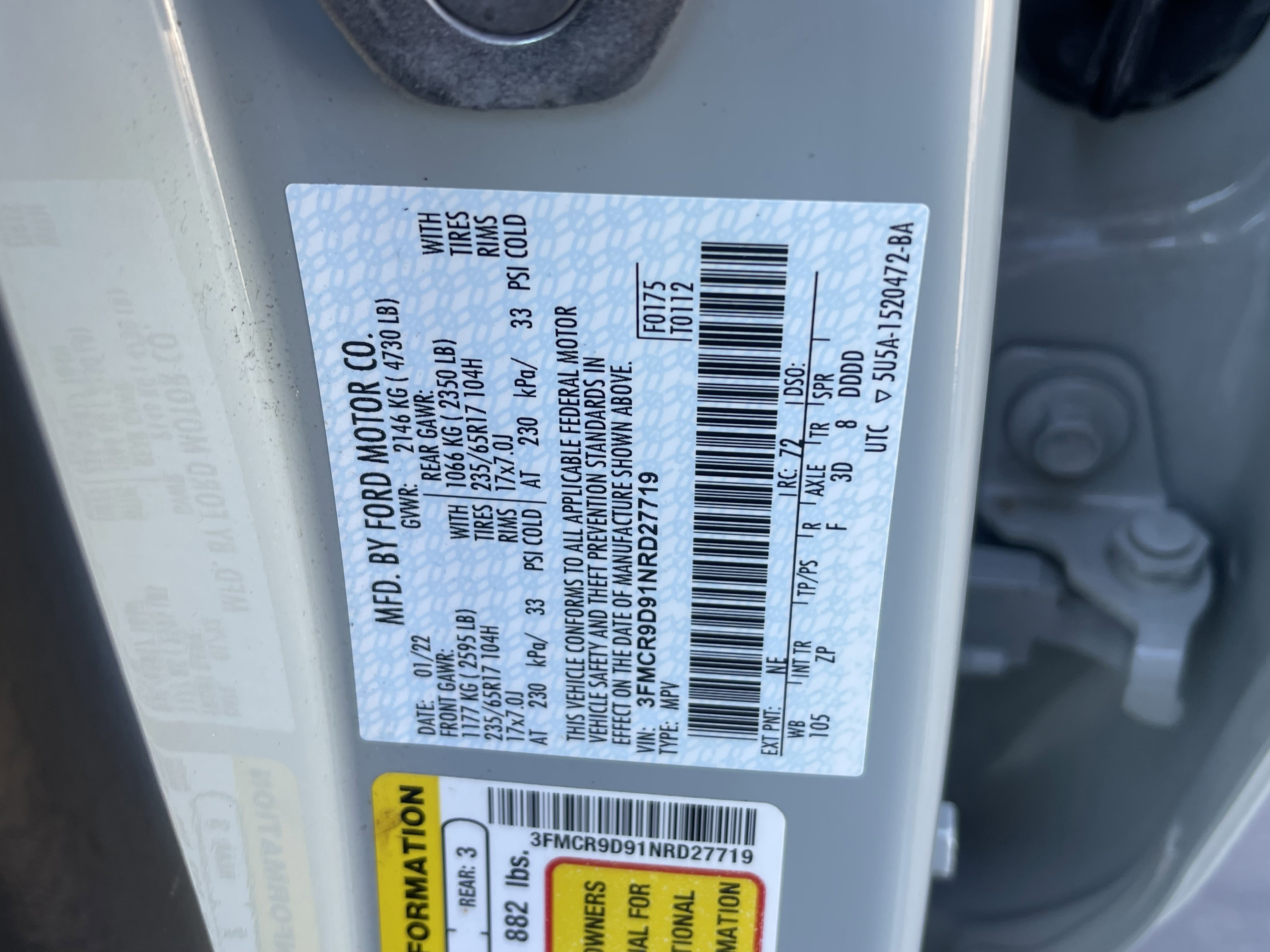 Used 2022 Ford Bronco Sport Badlands w/ Premium Package image 41