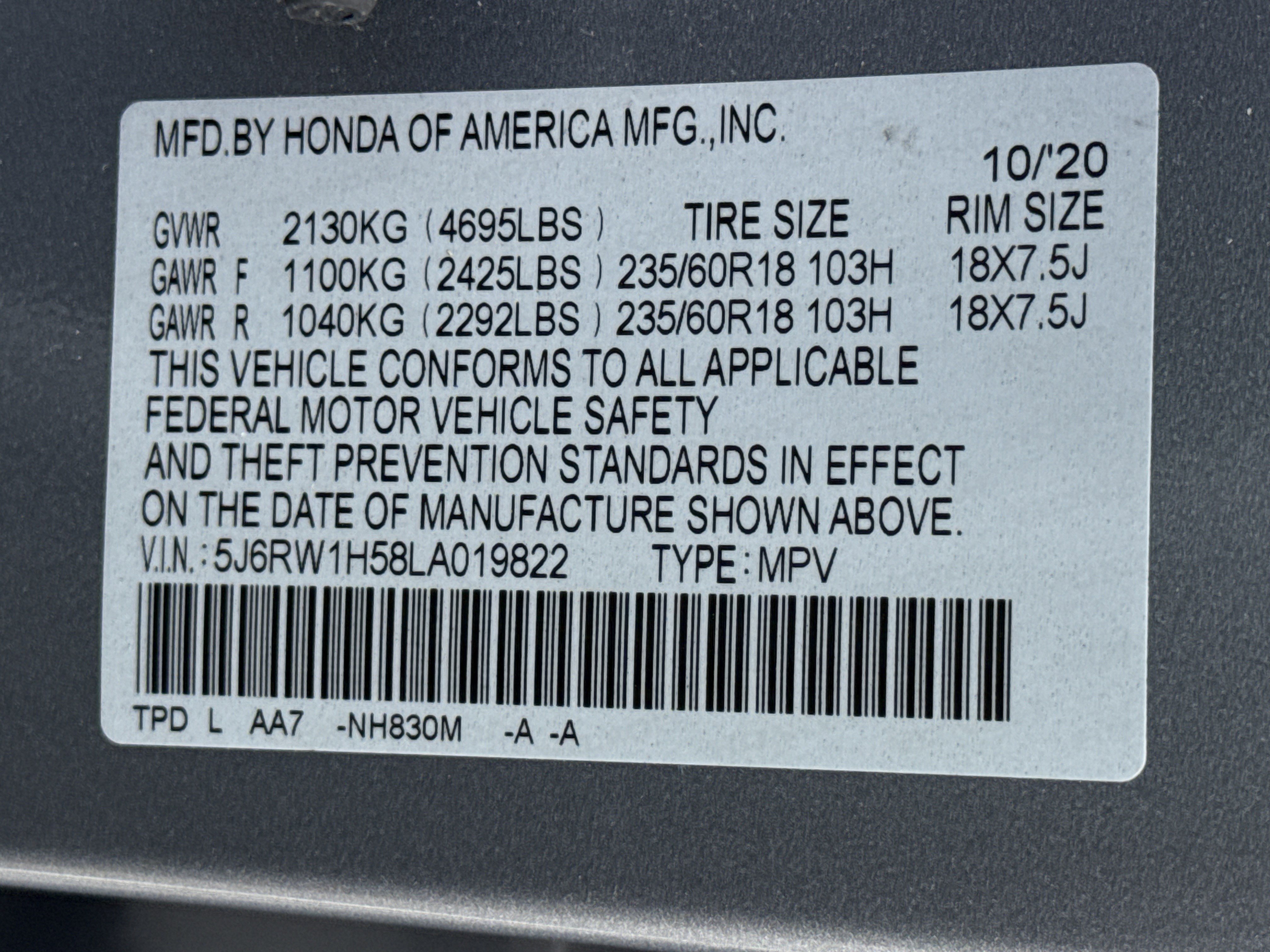Used 2020 Honda CR-V EX image 44