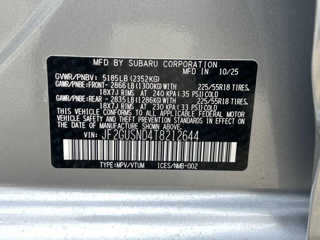 New 2026 Subaru Crosstrek 2.5i Limited w/ Crosstrek Mirror Package AWD/4WD image 31