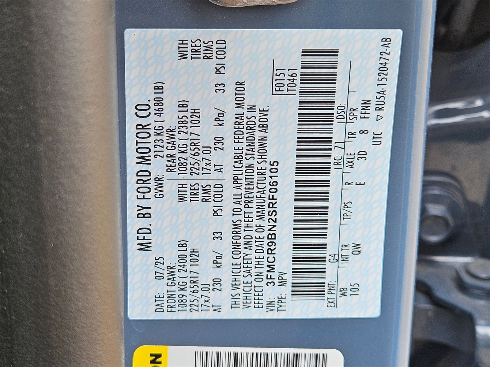 New 2025 Ford Bronco Sport Big Bend w/ Convenience Package image 23