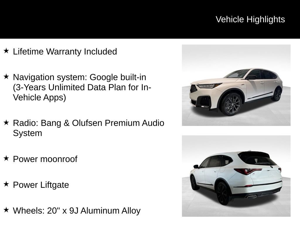New 2026 Acura MDX A-Spec AWD/4WD image 5