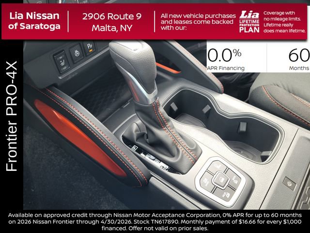 New 2026 Nissan Frontier PRO-4X w/ Pro-4x Convenience Package AWD/4WD image 26