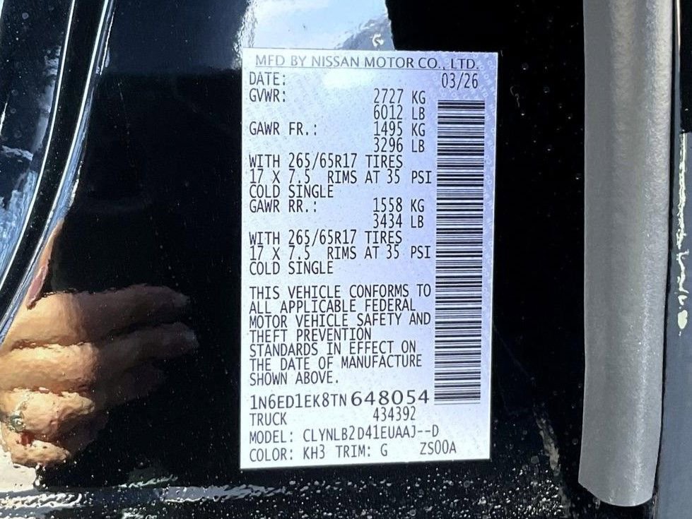 New 2026 Nissan Frontier SV w/ All-Weather Content Package image 26