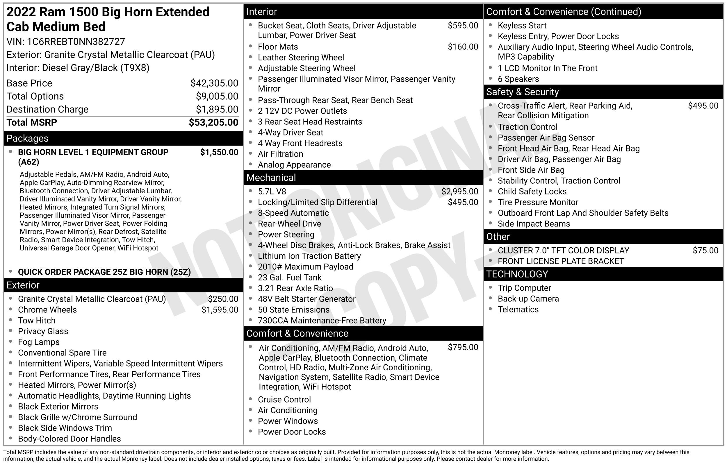 Used 2022 RAM 1500 Big Horn RWD image 2