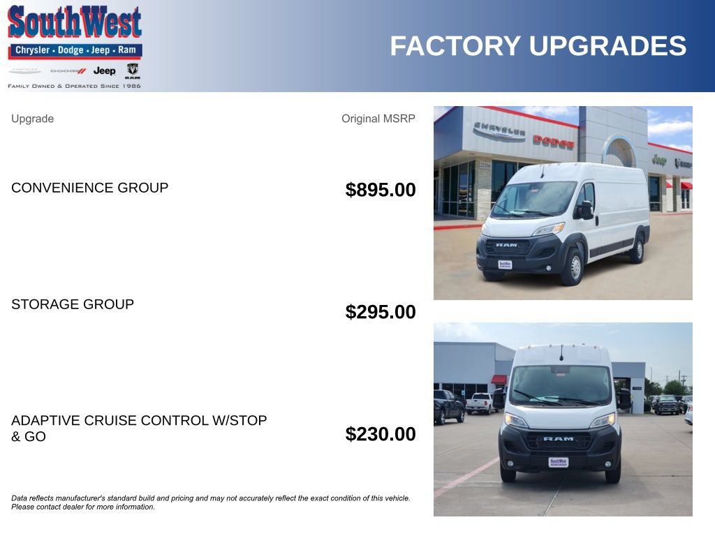 New 2026 RAM ProMaster 2500 w/ Convenience Group FWD image 11