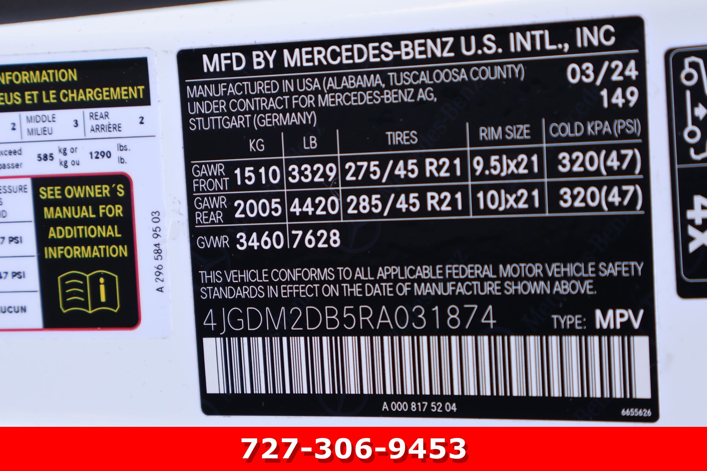 Certified 2024 Mercedes-Benz EQS 450+ SUV image 31