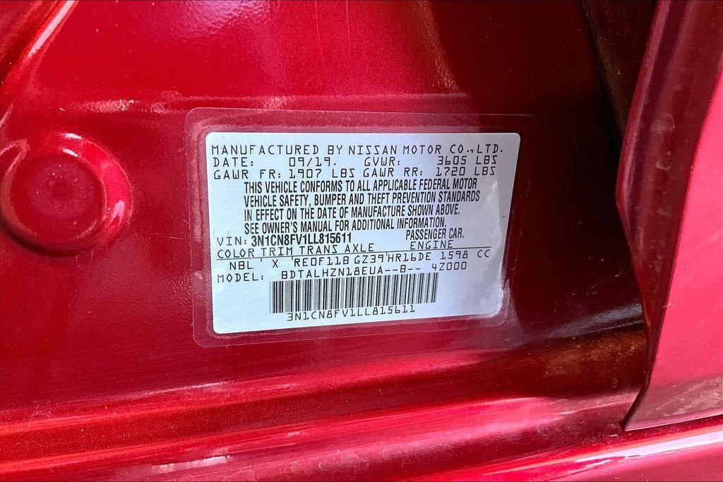 Used 2020 Nissan Versa SR FWD image 31