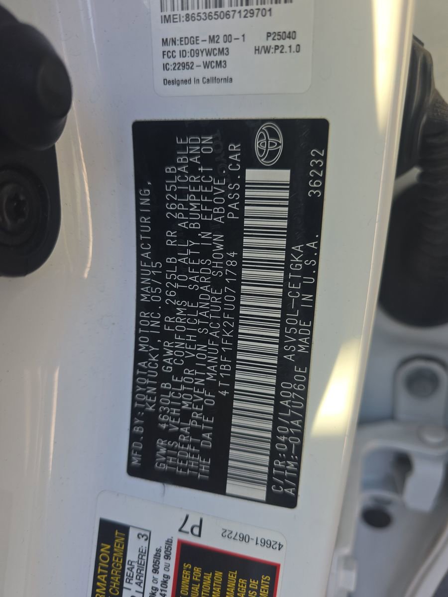 Used 2015 Toyota Camry XLE image 14