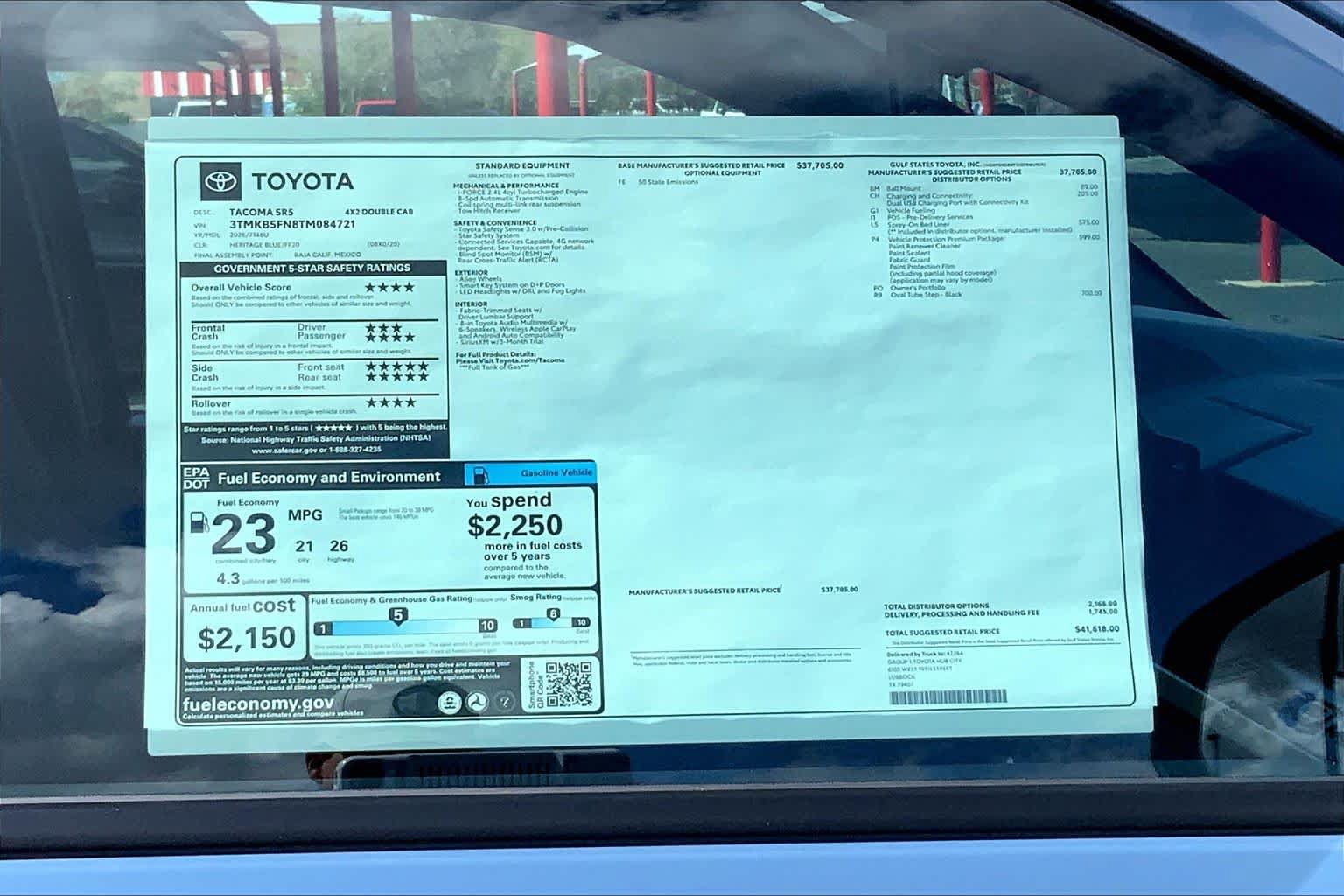 New 2026 Toyota Tacoma SR5 RWD image 22