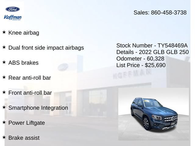 Used 2022 Mercedes-Benz GLB 250 4MATIC image 20