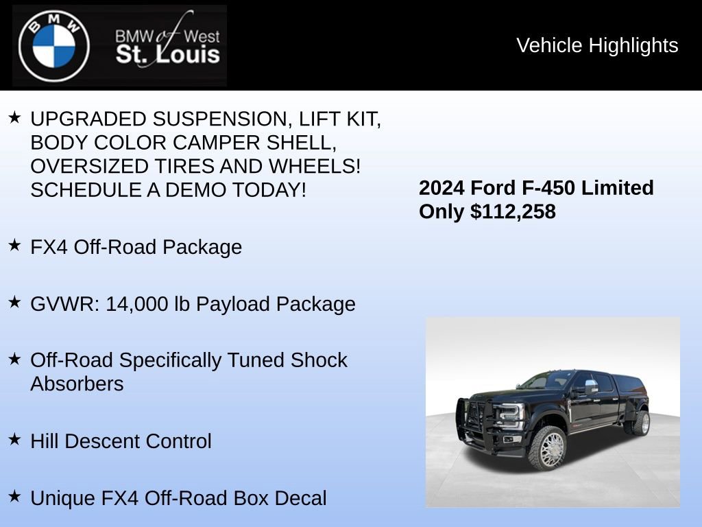 Used 2024 Ford F450 Limited w/ FX4 Off-Road Package image 8