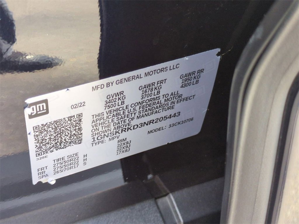 Certified 2022 Chevrolet Tahoe RST w/ Luxury Package image 35