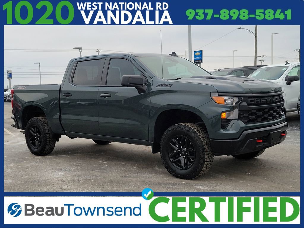 Used 2025 Chevrolet Silverado 1500 Custom Trail Boss w/ LPO, Dark Essentials Package