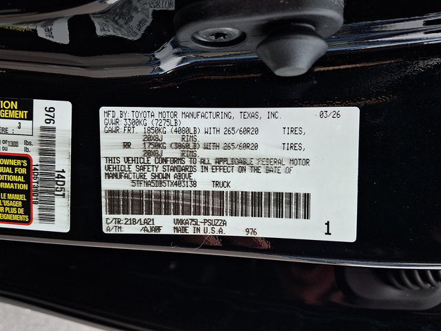 Used 2026 Toyota Tundra Platinum AWD/4WD image 31
