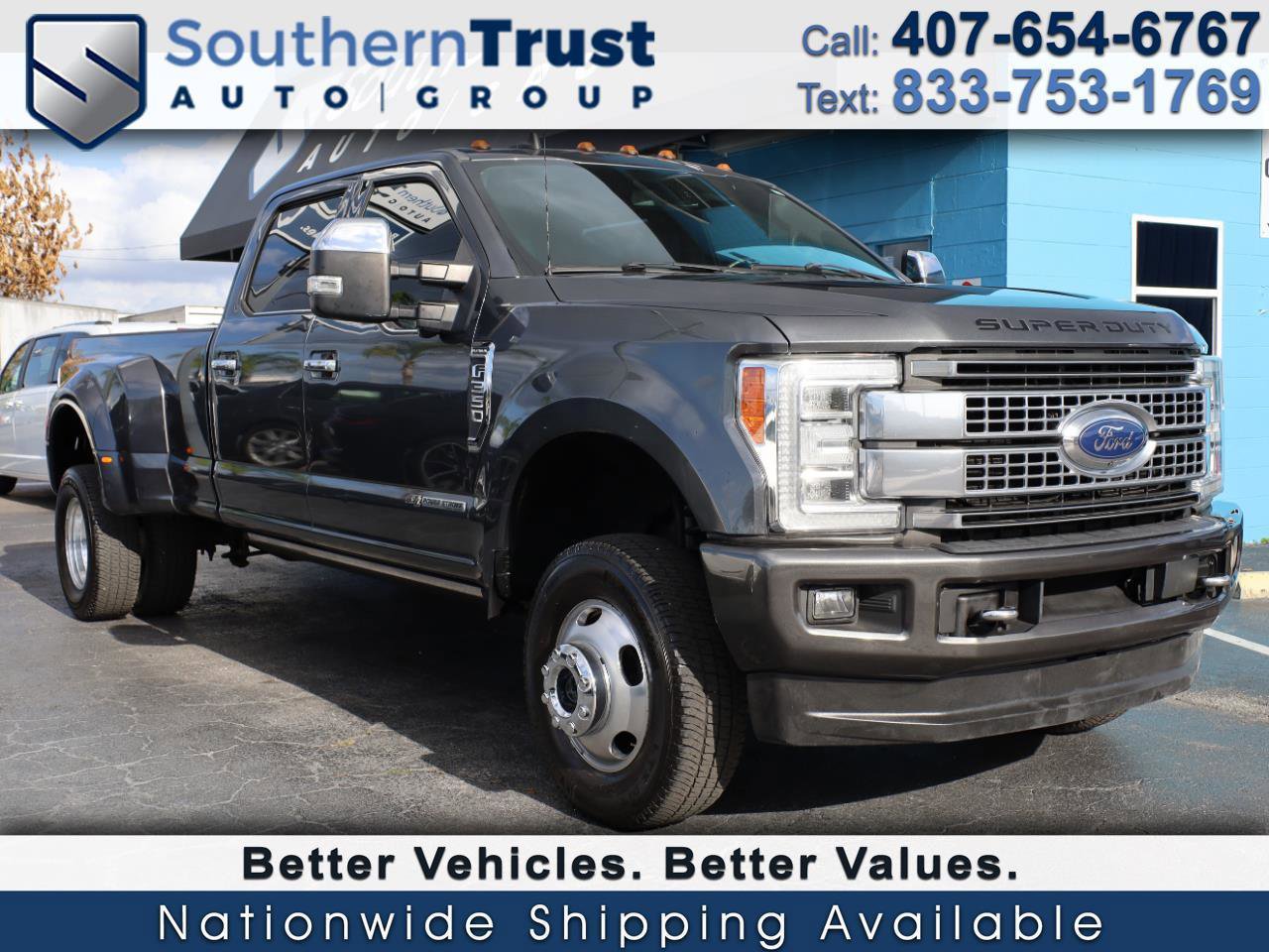Used 2019 Ford F350 Platinum w/ Platinum Ultimate Package AWD/4WD image 1