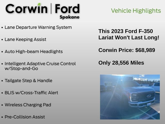 Used 2023 Ford F350 Lariat w/ Lariat Ultimate Package image 22