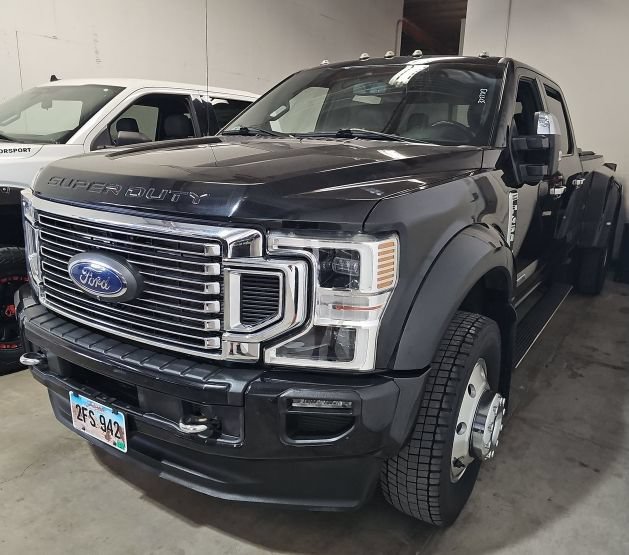 Used 2021 Ford F450 Platinum w/ Snow Plow Prep Package AWD/4WD image 1