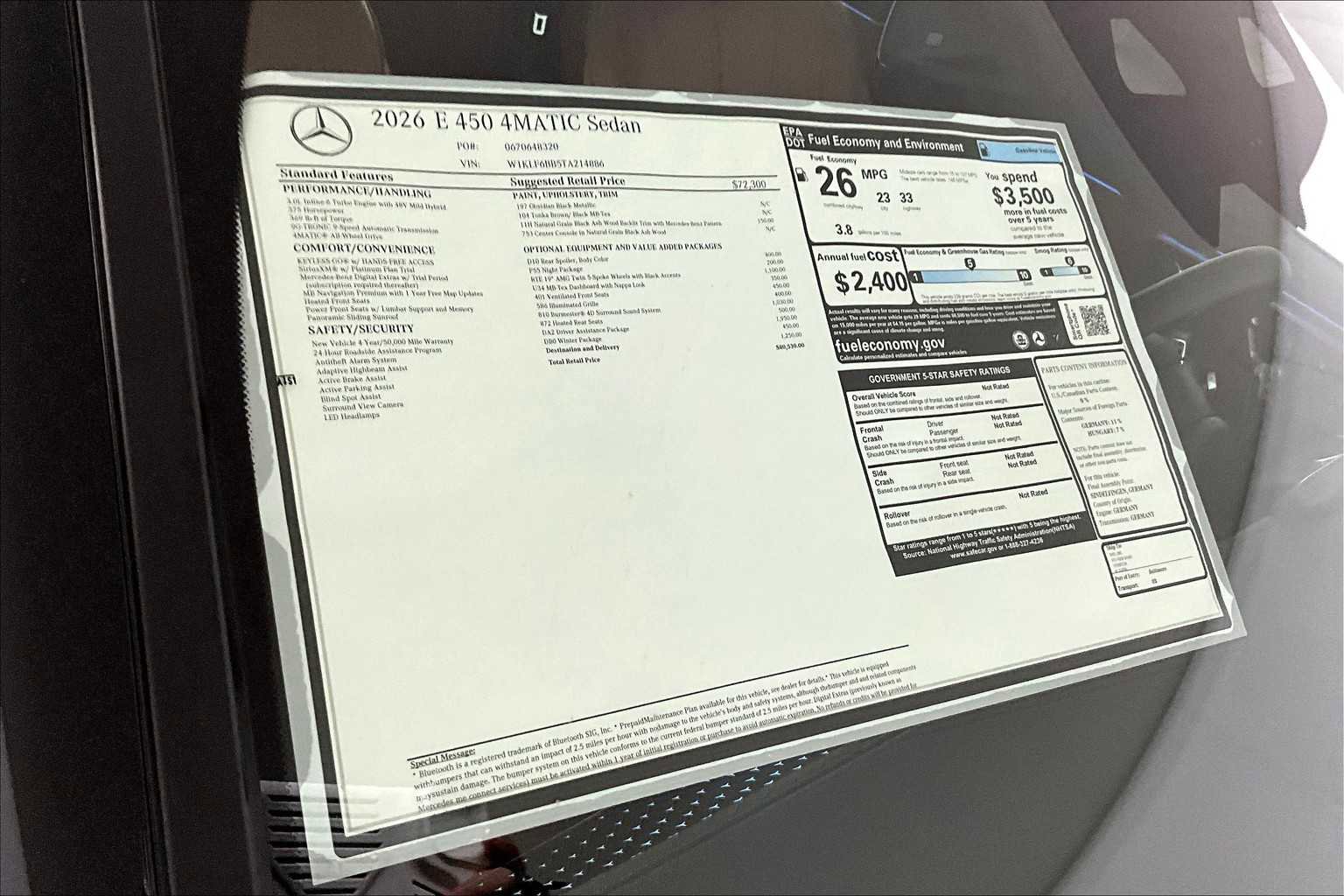 New 2026 Mercedes-Benz E 450 4MATIC All-Terrain Wagon image 17