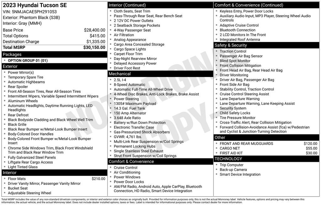 Certified 2023 Hyundai Tucson SE image 18