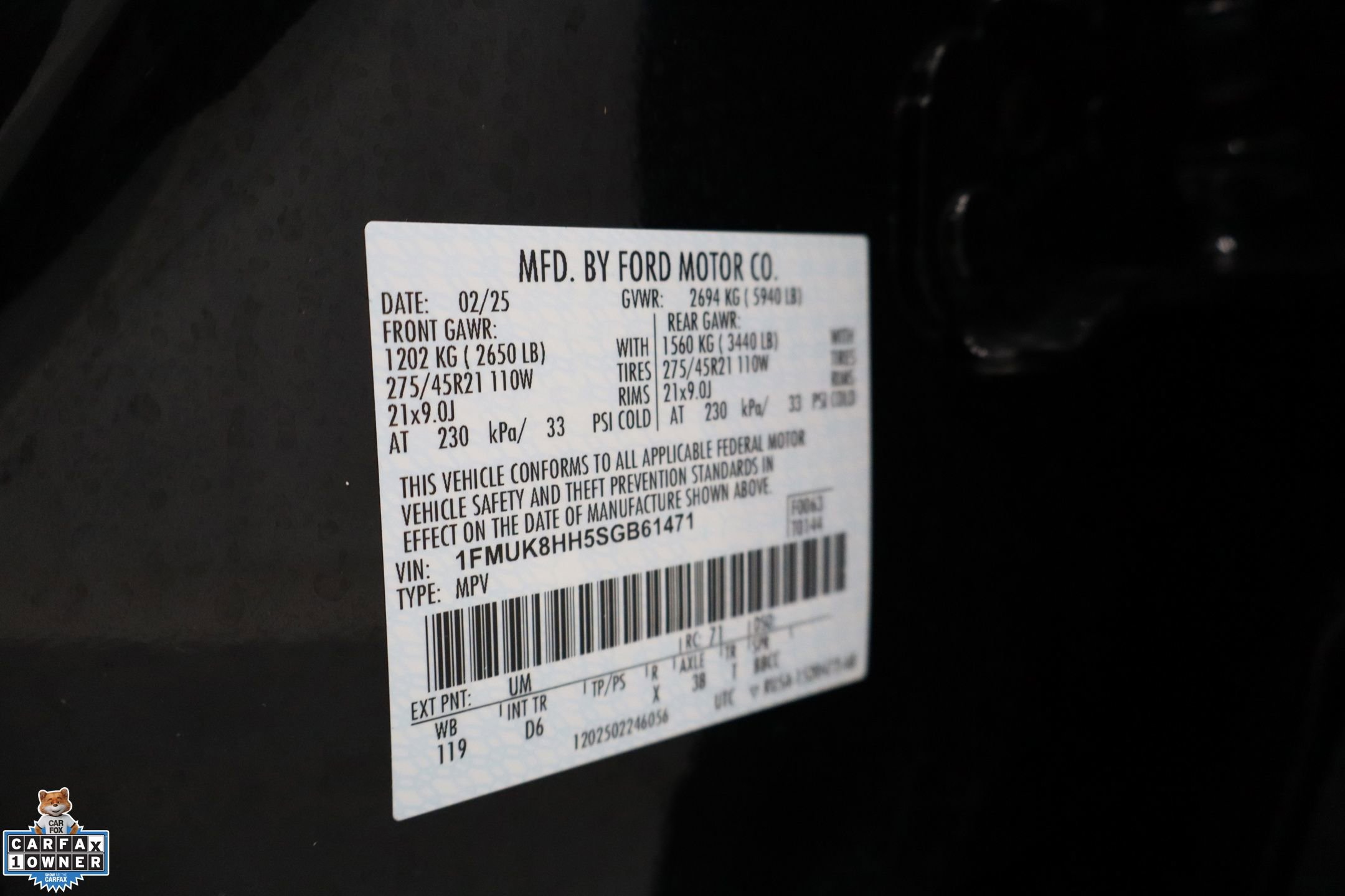 Certified 2025 Ford Explorer Platinum w/ LUX Leather Package image 33