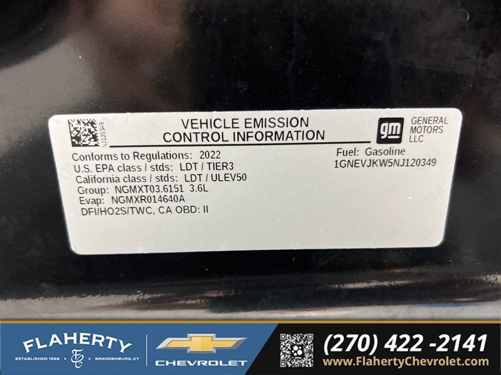 Used 2022 Chevrolet Traverse RS w/ LPO, Floor Liner Package AWD/4WD image 17