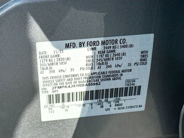 Certified 2024 Ford Edge SEL w/ Convenience Package image 34