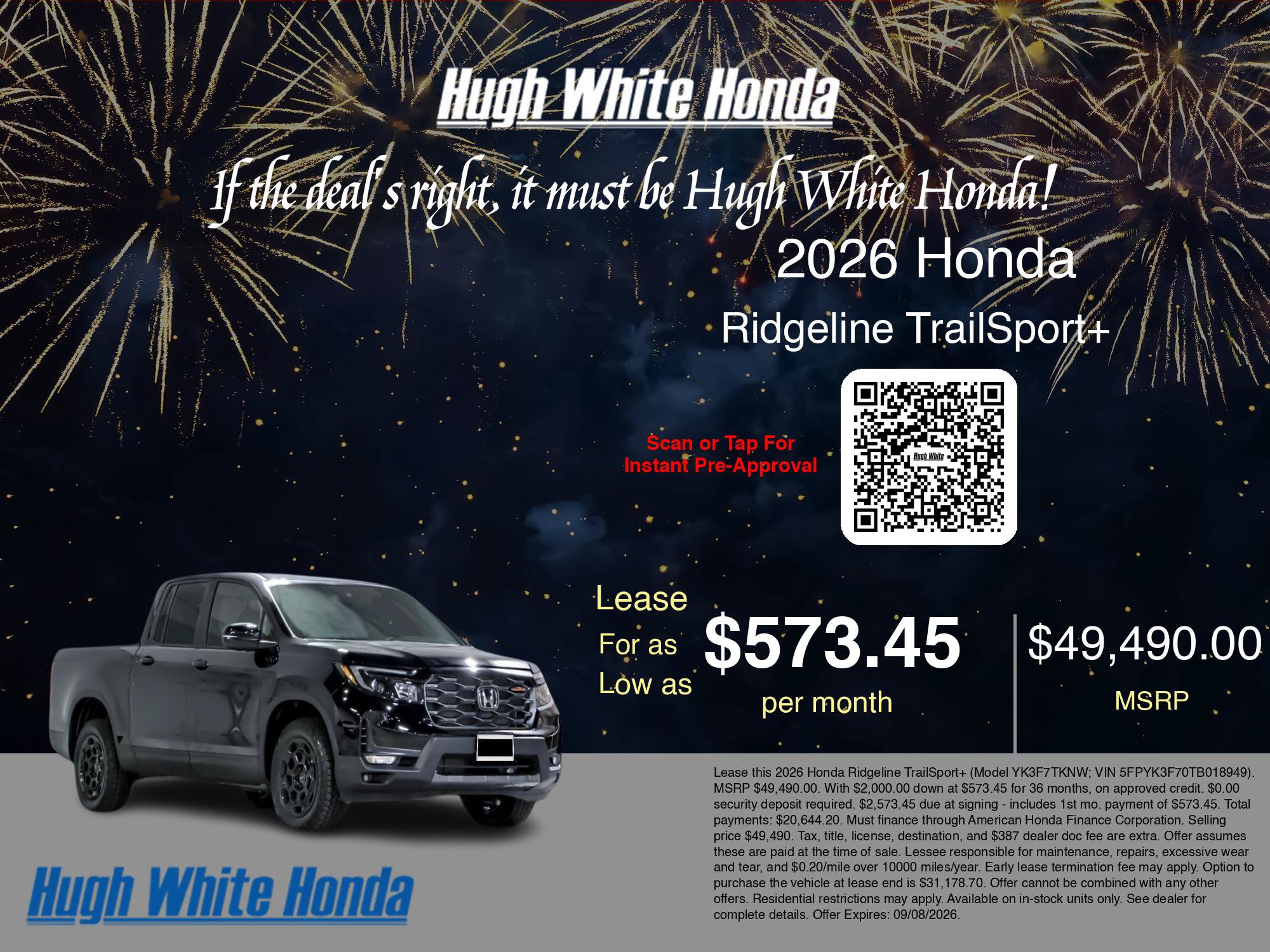 New 2026 Honda Ridgeline TrailSport image 3