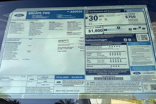 New 2024 Ford Escape ST-Line w/ Tech Pack #1 image 14