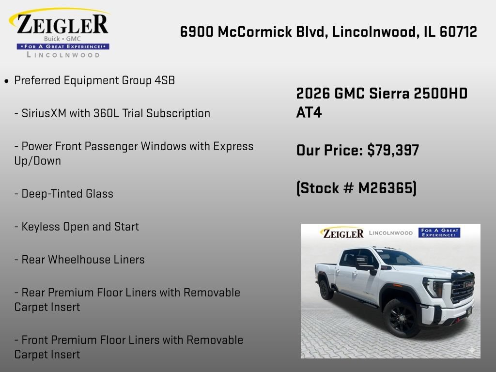 New 2026 GMC Sierra 2500 AT4 w/ AT4 Premium Plus Package AWD/4WD image 6