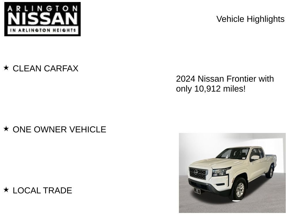 Used 2024 Nissan Frontier SV w/ Technology Package AWD/4WD image 8