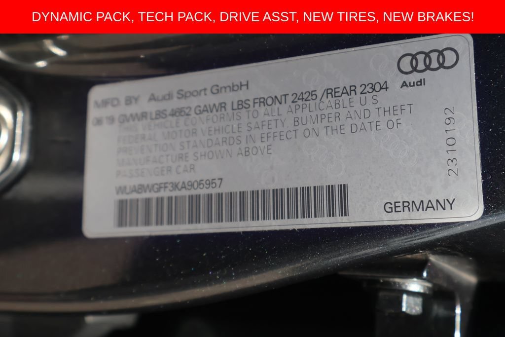 Used 2019 Audi RS 3 w/ Technology Package AWD/4WD image 26