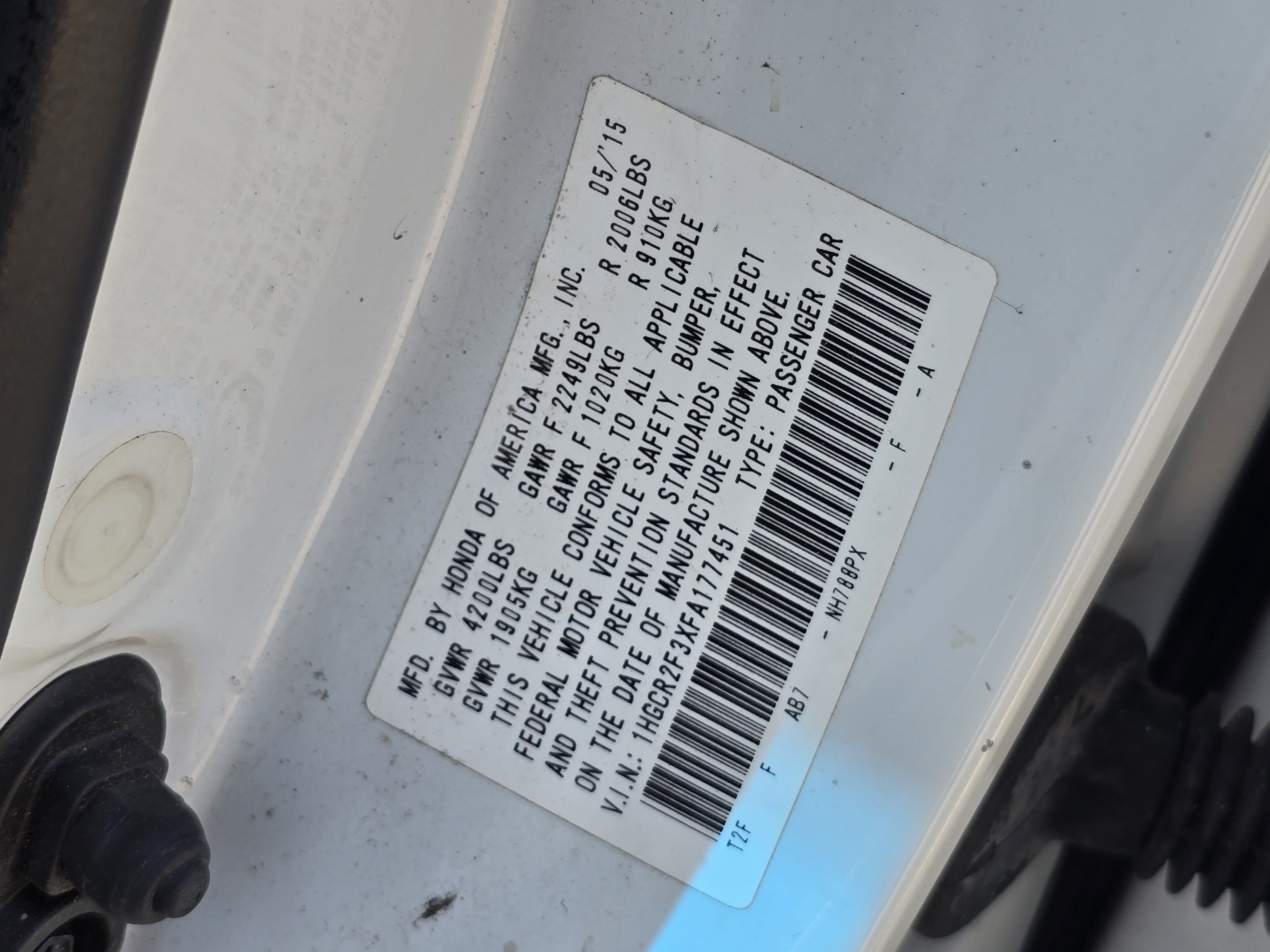 Used 2015 Honda Accord LX image 13