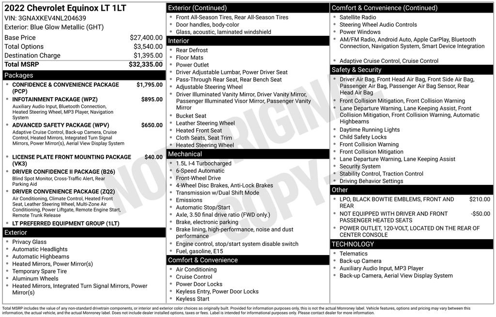 Used 2022 Chevrolet Equinox LT image 8