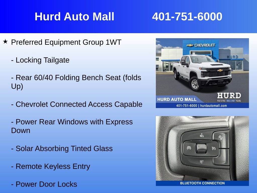 Used 2025 Chevrolet Silverado 2500 W/T w/ WT Convenience Package image 6