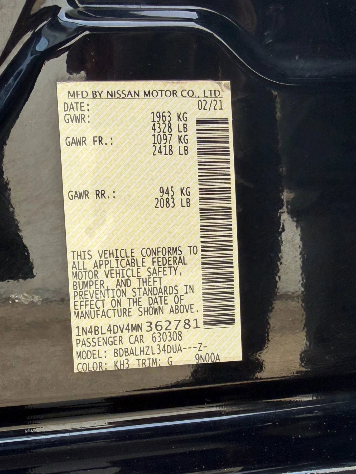 Used 2021 Nissan Altima 2.5 SV FWD image 32