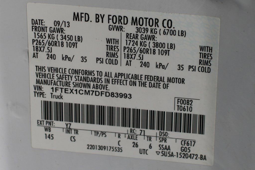 Used 2013 Ford F150 STX w/ Mid Equipment Group RWD image 45