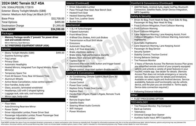 Used 2024 GMC Terrain SLT FWD image 4