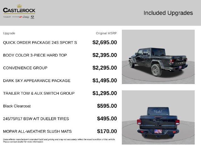 New 2026 Jeep Gladiator Sport AWD/4WD image 4