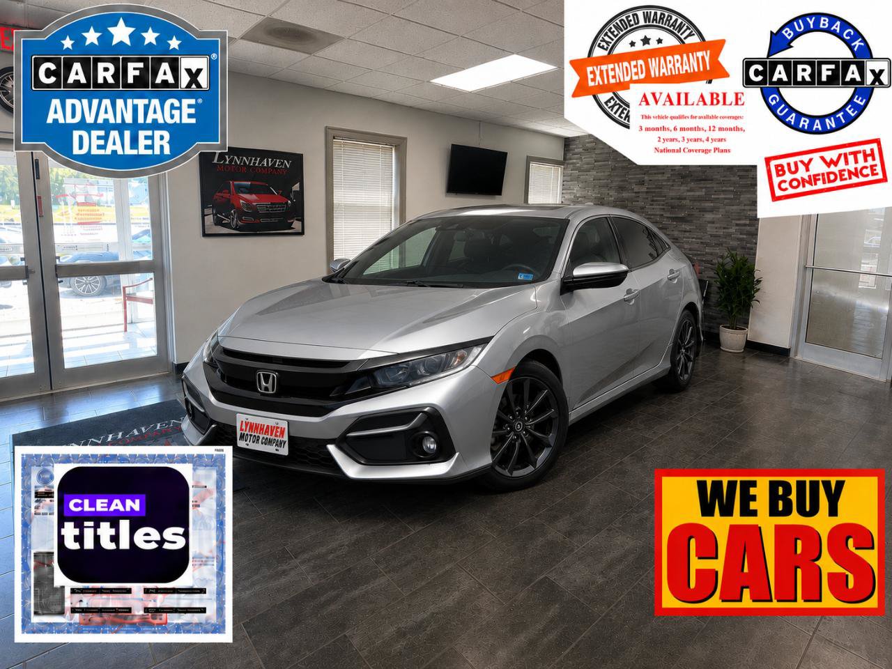 Used 2020 Honda Civic EX-L image 1
