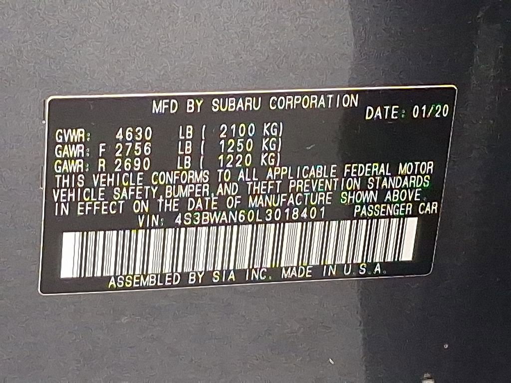 Used 2020 Subaru Legacy Limited w/ Popular Package #2 image 27