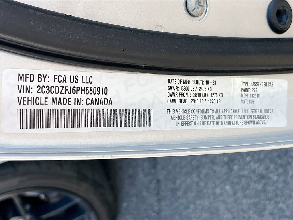 Used 2023 Dodge Challenger R/T Scat Pack RWD image 34