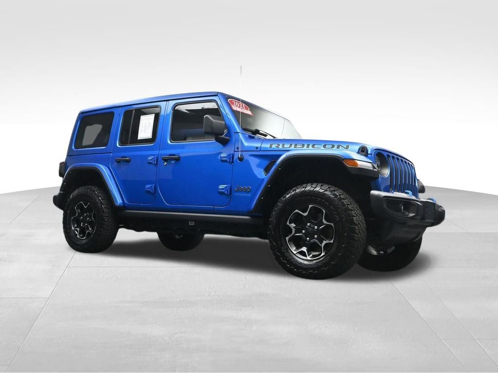 Used 2021 Jeep Wrangler Unlimited Rubicon 4xe w/ Cold Weather Group AWD/4WD image 33