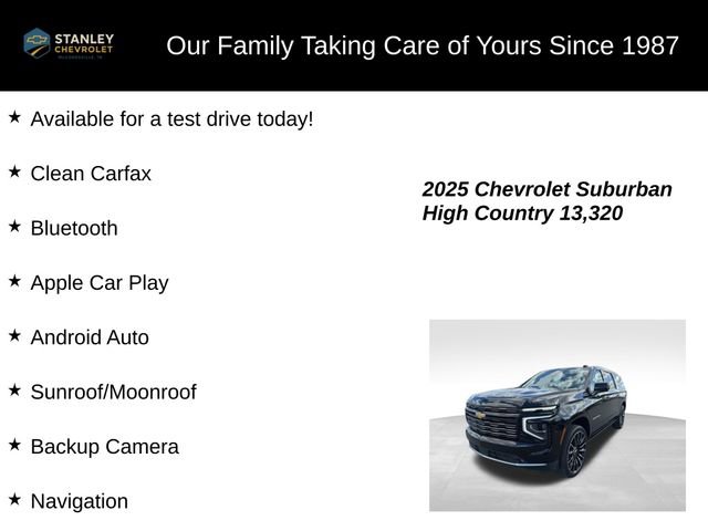 Used 2025 Chevrolet Suburban High Country AWD/4WD image 9