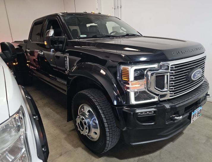 Used 2021 Ford F450 Platinum w/ Snow Plow Prep Package AWD/4WD image 2