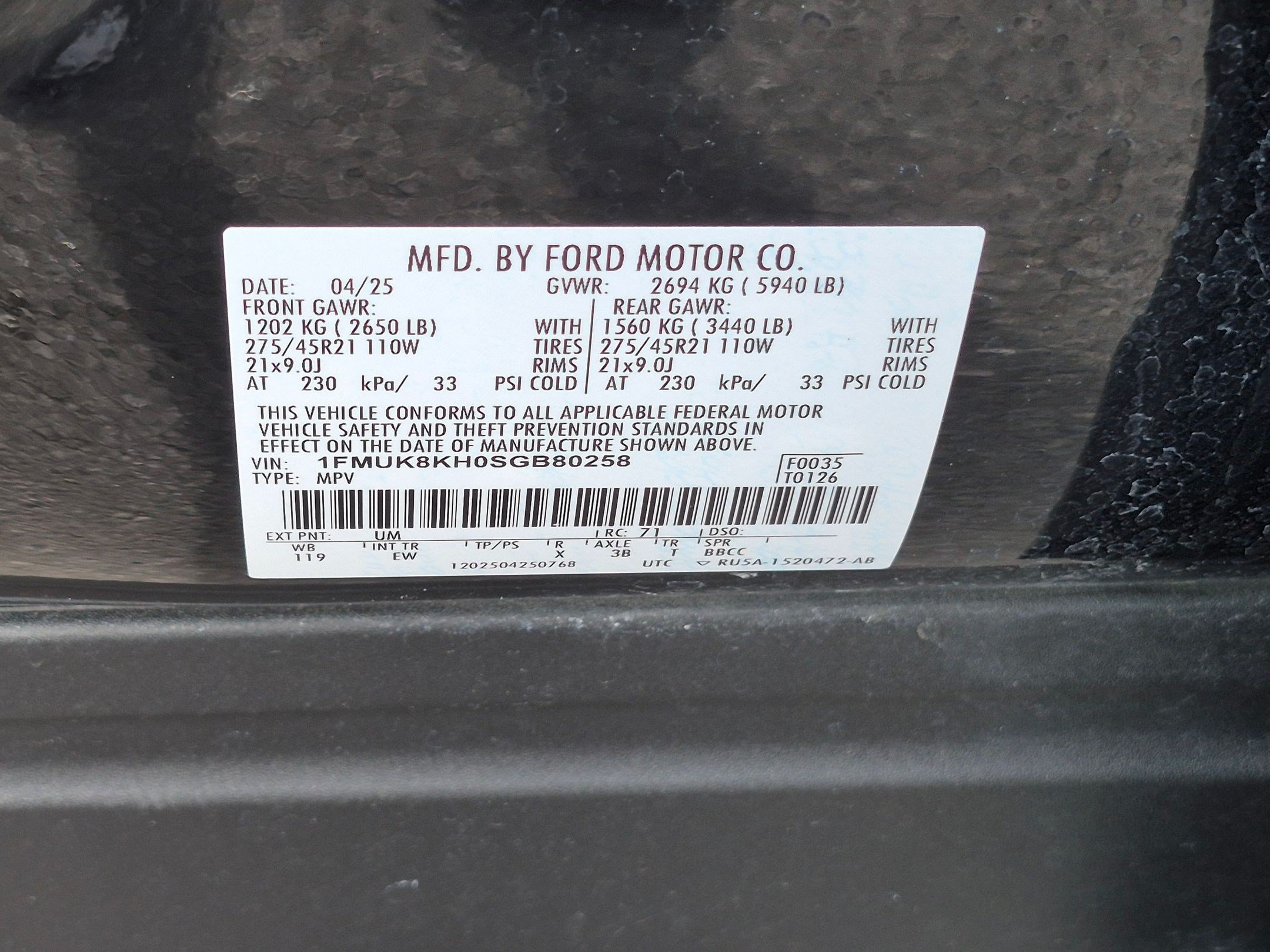Used 2025 Ford Explorer ST-Line w/ ST-Line Street Pack AWD/4WD image 38