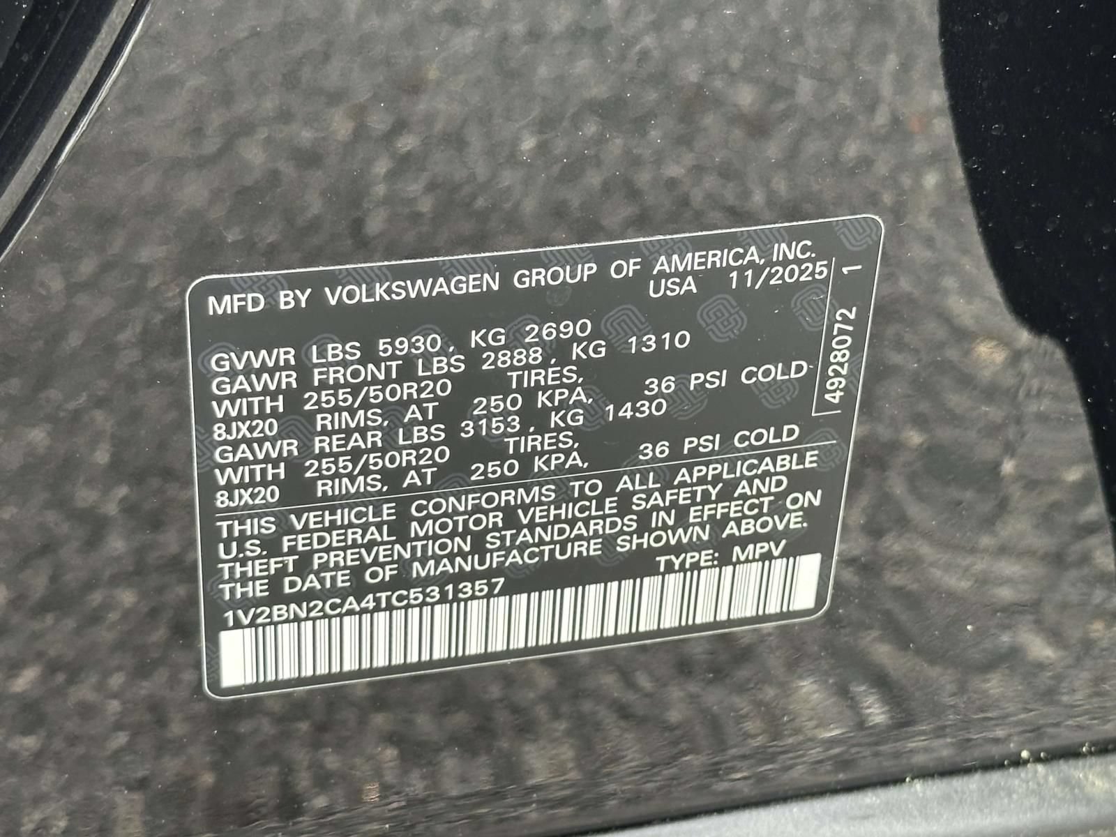 New 2026 Volkswagen Atlas SEL AWD/4WD image 16