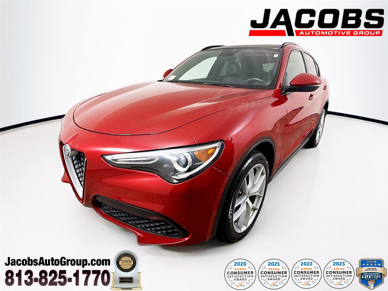 Used 2019 Alfa Romeo Stelvio Ti Sport w/ Quick Order Package 22S Sport AWD/4WD image 1