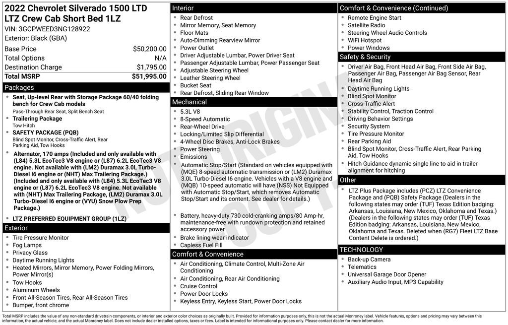 Used 2022 Chevrolet Silverado 1500 LTZ image 6