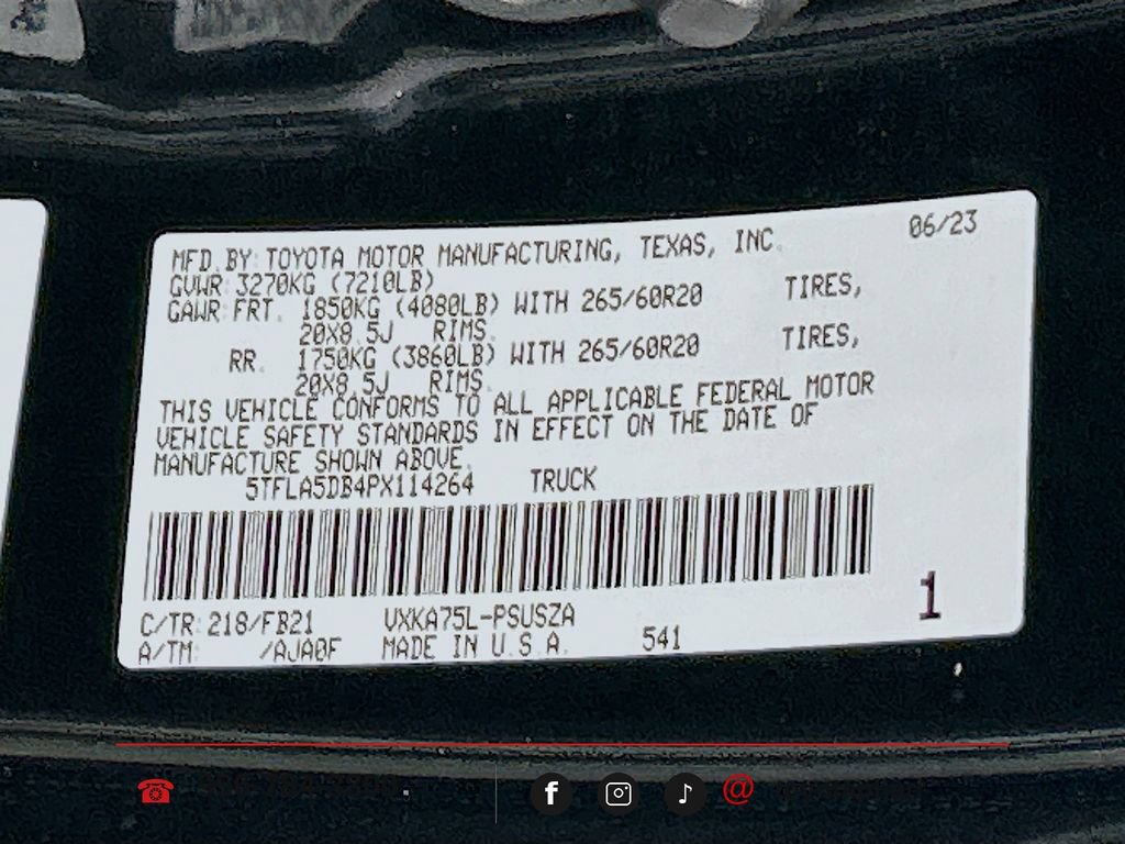 Used 2023 Toyota Tundra SR5 AWD/4WD image 29